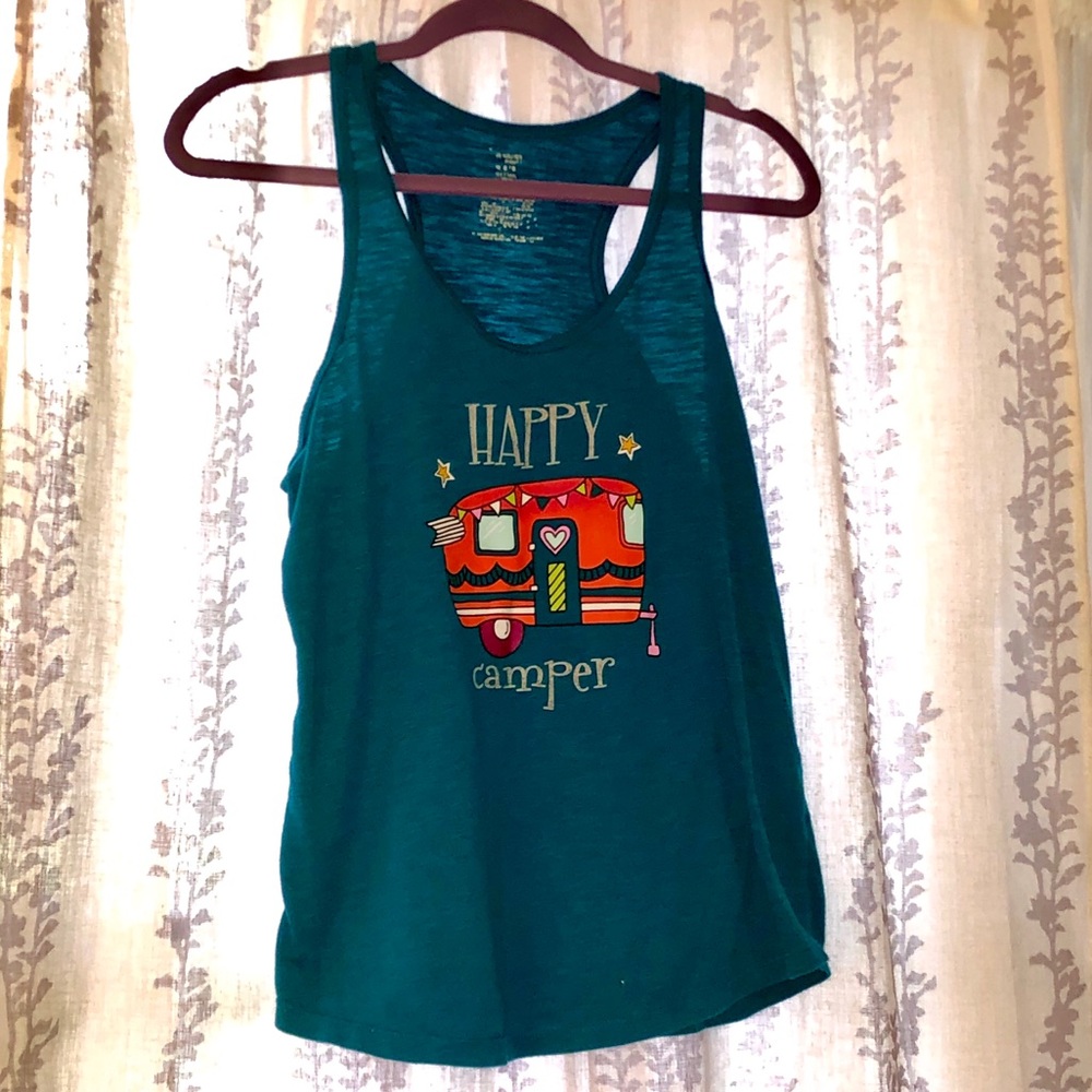 PJ set- Happy camper tank and short